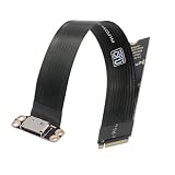 NGFF 2280 PCI-E4.0 M.2 Mキー NGFF-オス - Oculink SFF-8612 SFF-8611 ホストケーブル 15cm NVME U.2 SSD eGPU 外付けグラフィックカードドック用