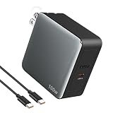TOPWE 100W 充電器 Type-C USB-C pd 対応 小型 【PSE技術基準・100W出力可能・折畳プラグ 】 タイプc 充電器 急速充電 パソコン ノートPC MacBook 対応 iPhone15/14/Android Galaxy S22/S10 Xperia AQUOS Arrows Pixel 各種対応 (グレー)