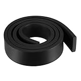 uxcell ゴム製シールストリップ 幅30mm 厚さ7mm 長さ1 M ソリッド長方形 ブラック