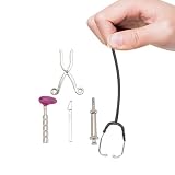 BCOATH 1 セット ミニ ドクター スーツ ミニチュア ミニ ハウス アクセサリー ハウス アクセサリー ミニ ドクター ツール ミニ モデル ミニチュア ミニ モデ