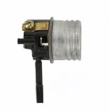 Leviton 9842-M Medium Base Interior Only, Shell Incandescent Lampholder, Key, Single Circuit, by Lev
