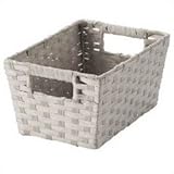 ちどり産業 ペーパーバスケット カラーボックス対応 クォータータイプ ソリッドグレー CH-30SG