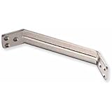 MYST(マイスト) 取付金具(ニッケルメッキ) シルバー色 幅25×長さ30×100×30×厚み3mm (6090) DIY用