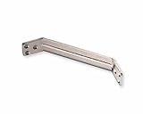 MYST(マイスト) 取付金具(ニッケルメッキ) シルバー色 幅25×長さ30×100×30×厚み3mm (6090) DIY用