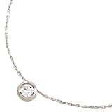 ワンストーン高級極細キラキラチェーンネックレス お肌に優しいニッケルフリー