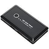 グランディオス 【2PC/4USB】USB切替器 手動 2回路 パソコン2台 USB機器4台 USB2.0 マウス キーボード GD-USBSWITCH