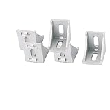 uxcell　アングルブラケット　コーナーブレース　L形　90度　アルミ合金　35x35x28mm　5個入り
