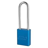 Americanロックアルミ南京錠 – blue3 "シャックル( 045-a1107blu-kd )カテゴリ:錠前とケーブル