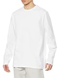 [Amazon Essentials] Tシャツ レギュラーフィット 長袖 メンズ ホワイト XL