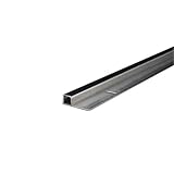 e-kanamono ステンレスミラーエッジ(小判穴付) 14x14x4000mm(2M+2M) 鏡面(#600研磨)仕上