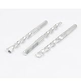 uxcell ドリルビット SDSプラスシャンク HSS シルバートーン ハンマー ハンドツール 3個入り