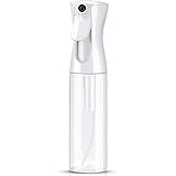 霧吹き ミストスプレーボトル YAMYONE アルコール対応 350ml 連続噴射 極細噴霧 観葉植物用 園芸用 除菌消毒用 アイロン 爬虫類 清掃用 美容室用 家用 ペット用 おしゃれ 透明