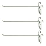 スチールラック用 フック(大) 3個セット HOOK-25 250x50x70mm