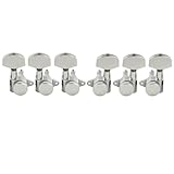 Musiclily Pro L3+R3 ギターロック式ペグ レスポール エレキギター/アコースティックギター用、クローム