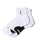 [Three Point] [スリーポイント] バスケットボール ソックス メンズ ハイパフォーマンスショート 13 TP570407L02 WH/BK 23-25