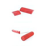 WINOMO 7インチEmpaisticパターンペイントローラーと2木製Grainingペイントツール