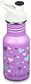 Klean Kanteen キッズクラシックナロー 12オンス (スポーツキャップ付き) オーキッドハート