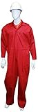 Chicago Protective Apparel 605-FRC-R-XL FR Cotton Coverall, X-Large, Red [並行輸入品]