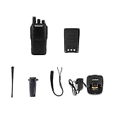 MolySun ドアベルプロフェッショナルBAOFENG UV-6Dウォーキートーキーイヤーピース双方向ラジオポータブルハンドヘルドラジオトランシーバインターホン（黒）