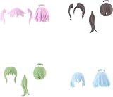30MS オプションヘアスタイルパーツVol.9 (BOX) 全4種 色分け済みプラモデル