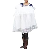 お宮参り用ケープ・お帽子・夏物素材ツーウェイオールの3点セット