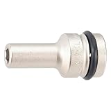 トネ(TONE) インパクト用ロングソケット 4NV-08L 差込角12.7mm(1/2") 二面幅8mm