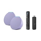 【ホームシアターセット】Echo Pop (ラベンダー)x2 + Fire TV Stick 4K 第2世代