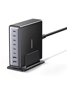 UGREEN 200W 8ポート USB急速充電器 Type-C 卓上 PD3.0 PPS規格対応 iPhone MacBook iPad Galaxy Android