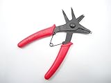 スナップリングプライヤー スナップリング外し 工具 開閉両用、軸用 穴用兼用　【安心60日保証付き】