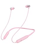 【 人気 女性 プレゼント 】 ワイヤレス イヤホン bluetooth 5.0 ピンク かわいい コンパクト マグネット ブルートゥース イヤフォン 人気 プレゼント 女の子 マイク付き いやほん 通話 12H 長時間 待機 防水 軽量 ネックバンド スマホ用 iPhone ipod Android適用 対応