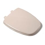 Comfort Seats C1050S01 EZ Close Premium Eljer New Emblem Design Plastic Toilet Seat, Elongated, Bone