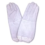 【床革製手袋】 溶接5本指手袋 袖付(ゴム入) 8711-7LID サイズ:フリー 【NB】