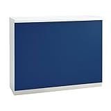 プラス　DKシリーズ　ハイカウンター　引違い戸タイプ　DK-12HS　ブルー/ホワイト