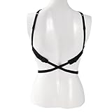 背中空き　ブラジャー調整ホック　ドレス用クロス延長ブラホック　ドレスブラストラップ