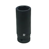 エアインパクトレンチ用ディープソケット22mm L22 WHSDH066 [並行輸入品]