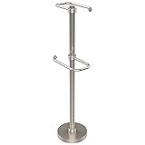Allied真鍮ts-26g-sn Free Standing 2つRoll Toilet Tissueスタンド、