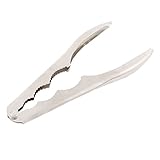 uxcell　ウォルナットクラッカー　金属　シルバートーン　83g　ナットプレス　ナットオープナー　一つ入り