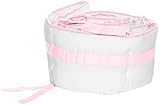 Baby Doll Bedding Modern Hotel Style Crib Bumper, Pink by BabyDoll Bedding