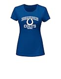 NFLインディアナポリス・コルツWomen 's Greatnessプログラム半袖クルーネックTシャツ、M、スタジアムブルー