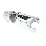 【福美康】 シャワー フック スライド バー 用 掛具 22−25 mm 角度 調節 可変 調整 自由 自在 (グレー)