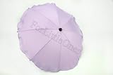 BABY SUN UMBRELLA PARASOL BABY PRAM PUSHCHAIR BUGGY CANOPY PROTECT FROM SUN/RAIN (Light Purple) by T