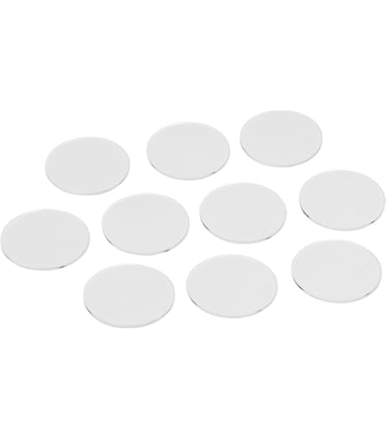 Amazon.co.jp: アクリル板 円盤 径20mm×3mm厚 透明│4枚セット 国産