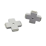 KAPATA LED連結用コネクター 4pin 10mm 十型 5個セット 射出成形