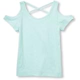 ザ・チルドレンズプレイス THE CHILDREN'S PLACE/ ヘザークロスバックコールドショルダートップ トップス半袖Tシャツ 7～8歳【並行輸入】