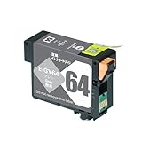 【pomme】 ICGY64 グレー 顔料 単品 エプソン対応 互換インク 残量表示機能付 ISO14001/ISO9001認証工場 (IC64 IC9CL64)