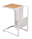 ソファサイドテーブル(マガジンラック付) NK-621ナチュラル(幅40cm×奥行30cm×高さ51cm)