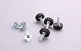 do4u家具Levelers – 調節可能な脚平準化Glides for家具 – with Tナットと指示 Do4U