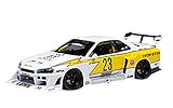 ixo 1/43 日産 スカイライン LB-ER34 スーパーシルエット 2020 ホワイト 完成品