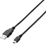 [T-5411181]エレコム　ＥＵＲｏＨＳ指令準拠エコＵＳＢ２．０ケーブル１ｍブラック U2CJM10BK