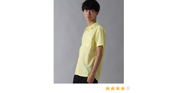 Amazon バーナー Burner Burner Select ストレッチブロード半袖シャツ h Xl イエロー hyl01xl001 シャツ 通販